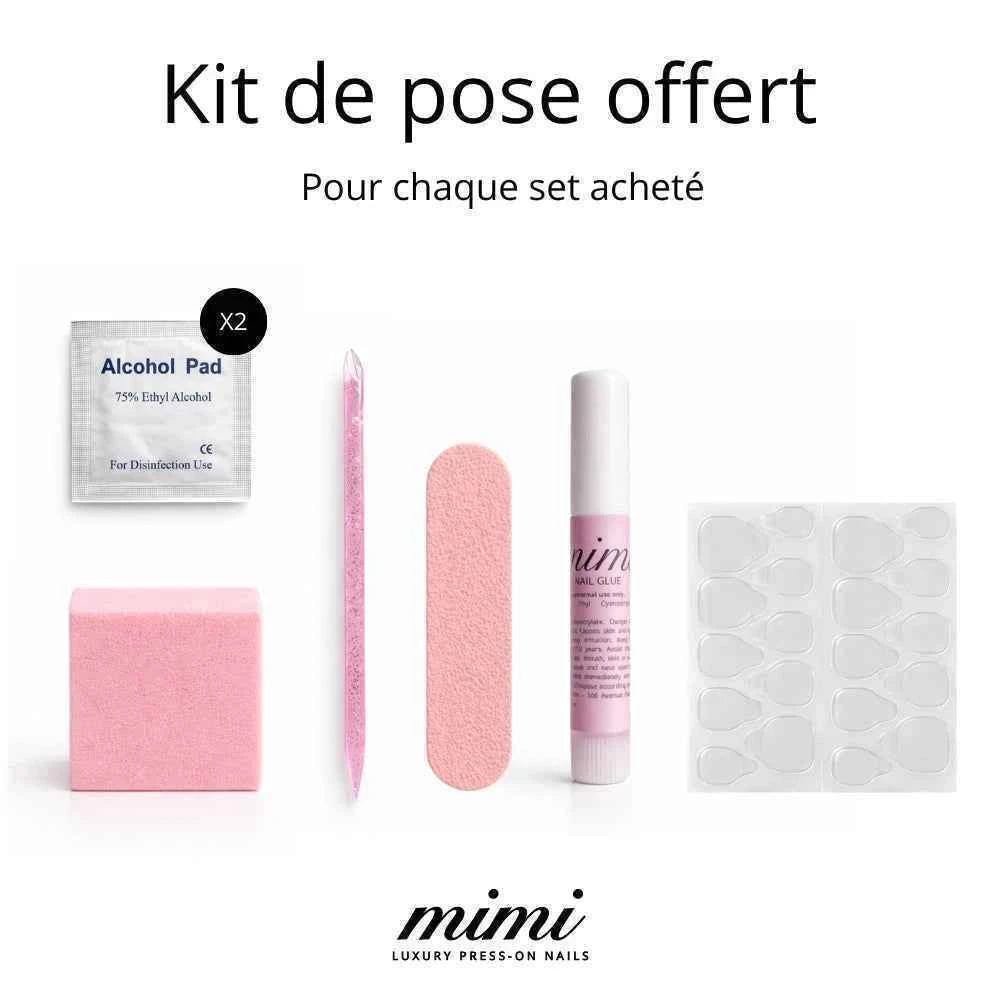 Kit de pose des press-on nails Mimi