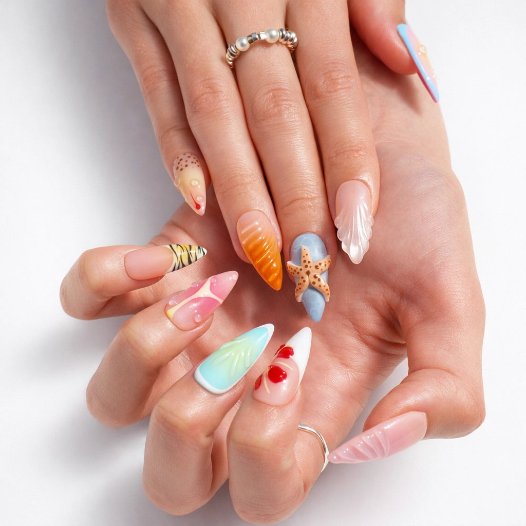 Gone Wild — press-on nails faits main Mimi