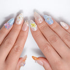 Beach Shell — press-on nails faits main Mimi