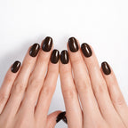 Mocha — press-on nails faits main Mimi
